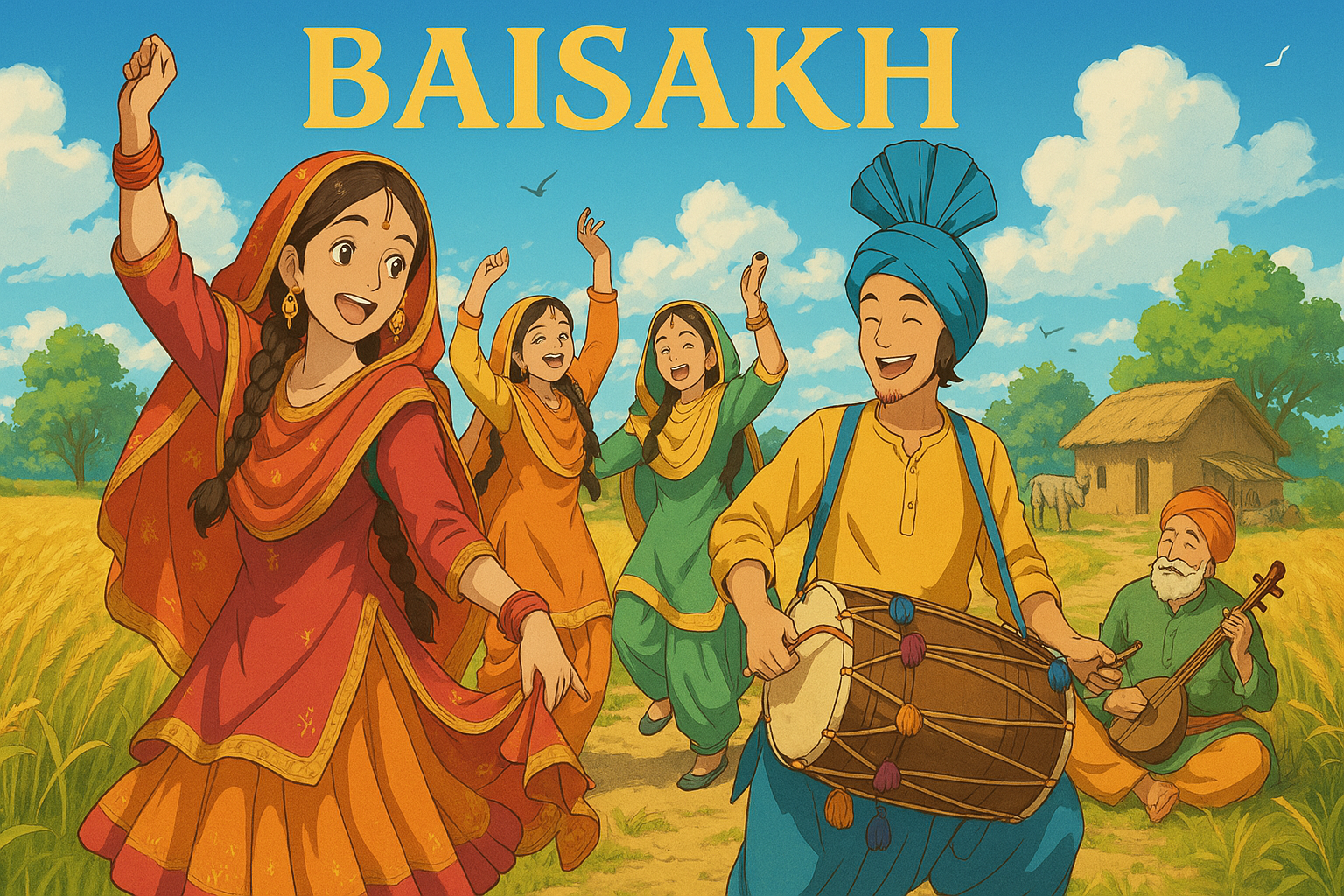 Let’s celebrate the golden fields and the spirit of togetherness. Happy Vaisakhi!